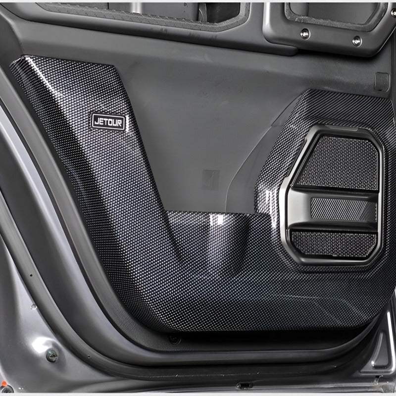 Carbon fibre door kick protection for Chery Jetour T2 CHERY3