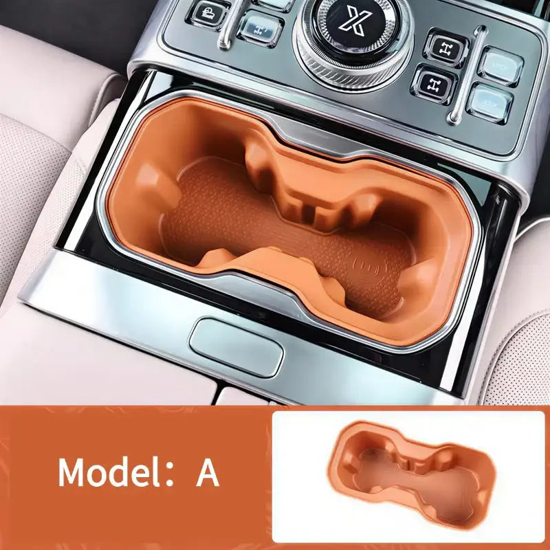Car Cup Holder Mat & Wireless Charging Silicone Pad for Jetour G700