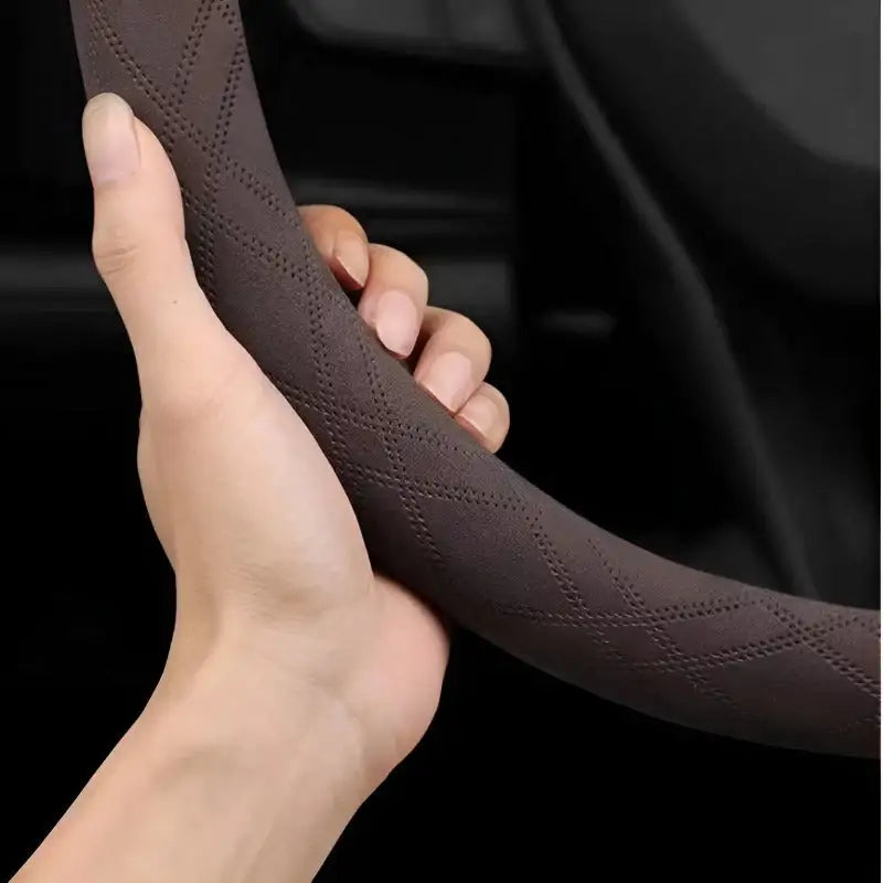 Suede steering wheel cover for Chery CHERY4