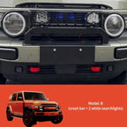 Car front crash bar and modified spotlights For Chery iCAR V23