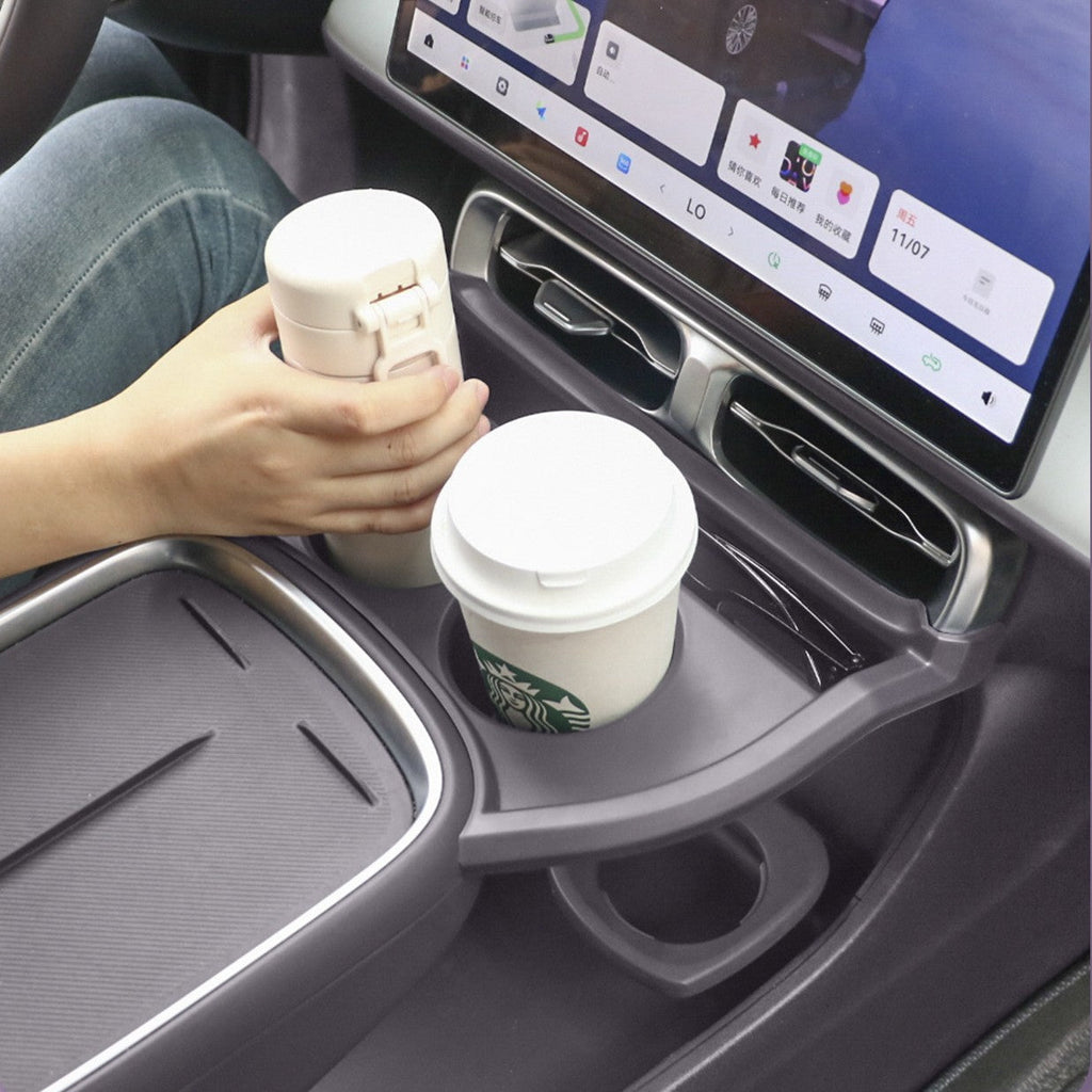 Raised Cup Holder Organizer for Leapmotor B10 -Custom Fit Center Console Storage Tray