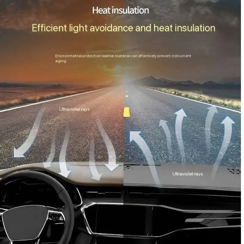 Auto-Armaturenbrett-Sonnenmatte für Chery Jetour X70 Plus