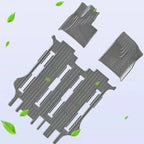 Alfombrillas de Fibra de Carbono para Pies y Equipaje para GAC MOTOR GN8 (GM8)