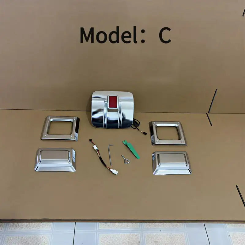 Rear bumper warning lights for the Chery Jetour T1