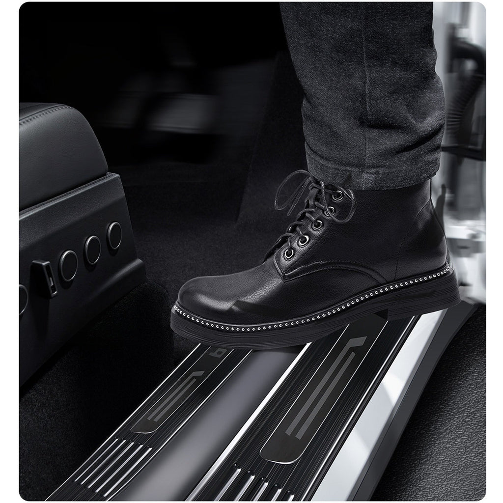 Custom Stainless Steel Door Sill Protector for Leapmotor A10 B01 B10 D19 D99 C10 C11 C16 T03 Anti Scratch Entry Guard