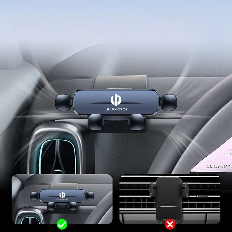 2025-2027 Leapmotor B10 B01 Left Dashboard Phone Mount Holder Navigation Bracket LHD