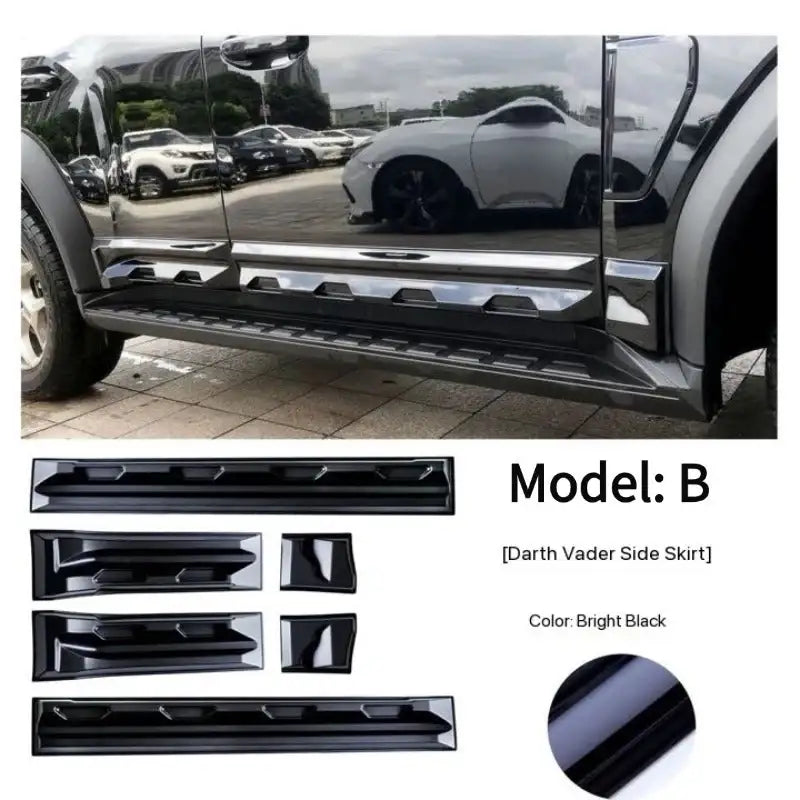Chery Jetour T2 Scratch resistant side skirt trim CHERY10