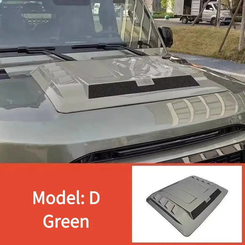 Automotive hood covers for Chery iCAR v23