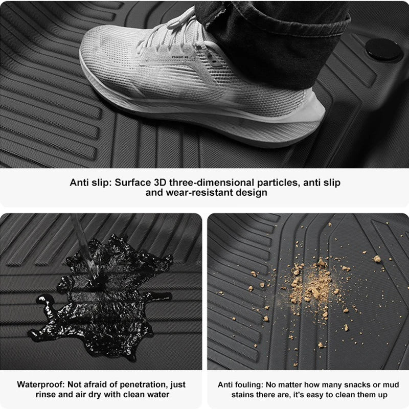Custom TPE Car Floor Mats For Haval Jolion 2021+ Trunk Liner Waterproof Non-slip Cargo Mat Kit LHD RHD