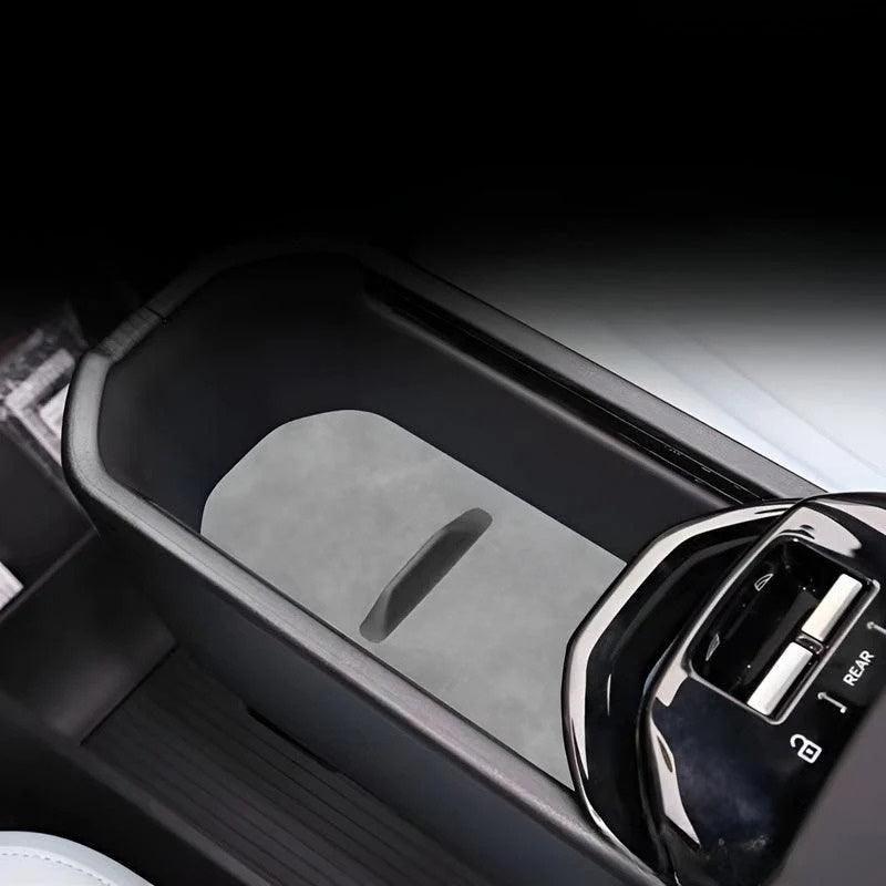 Premium Center Console Non-Slip Storage Mat for Volvo EX30 Custom Fit Fur Liner