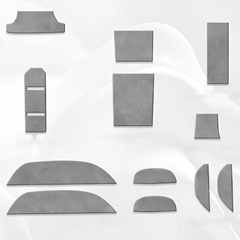 Premium Center Console Non-Slip Storage Mat for Volvo EX30 Custom Fit Fur Liner