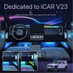 Car Interior Ambient Lighting Conversion for Chery iCAR V23