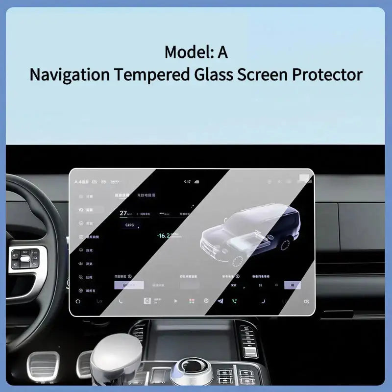Navigation Dashboard Tempered Film For Chery Jetour G700