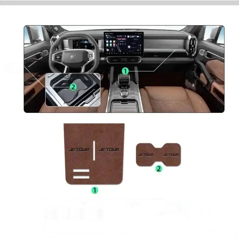 Car Mug Mats for Chery JETOUR T2 CHERY7