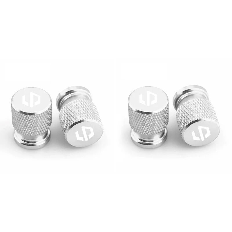 4Pcs Aluminum Alloy Tire Valve Stem Caps Anti-Theft for Leapmotor C16 C11 C10 C01 B10 T03 S01 2024-2025