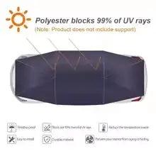 Fully Automatic Remote Control Car Sunshade Umbrella Universal | carblaze 5