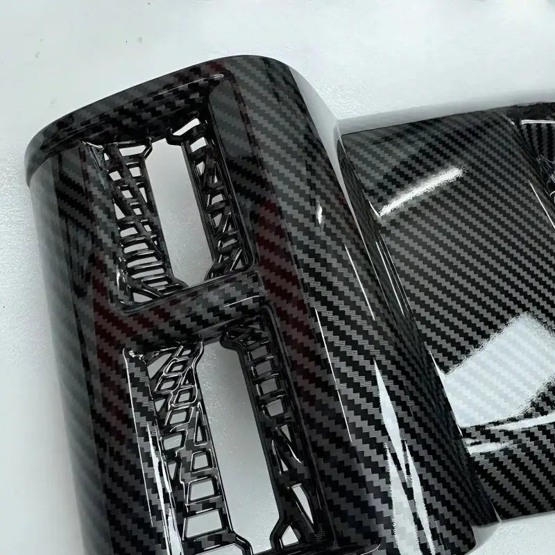 Carbon fiber anti-kick panel for rear air conditioning for Chery JAECOO J6 £¨iCAR 03£©