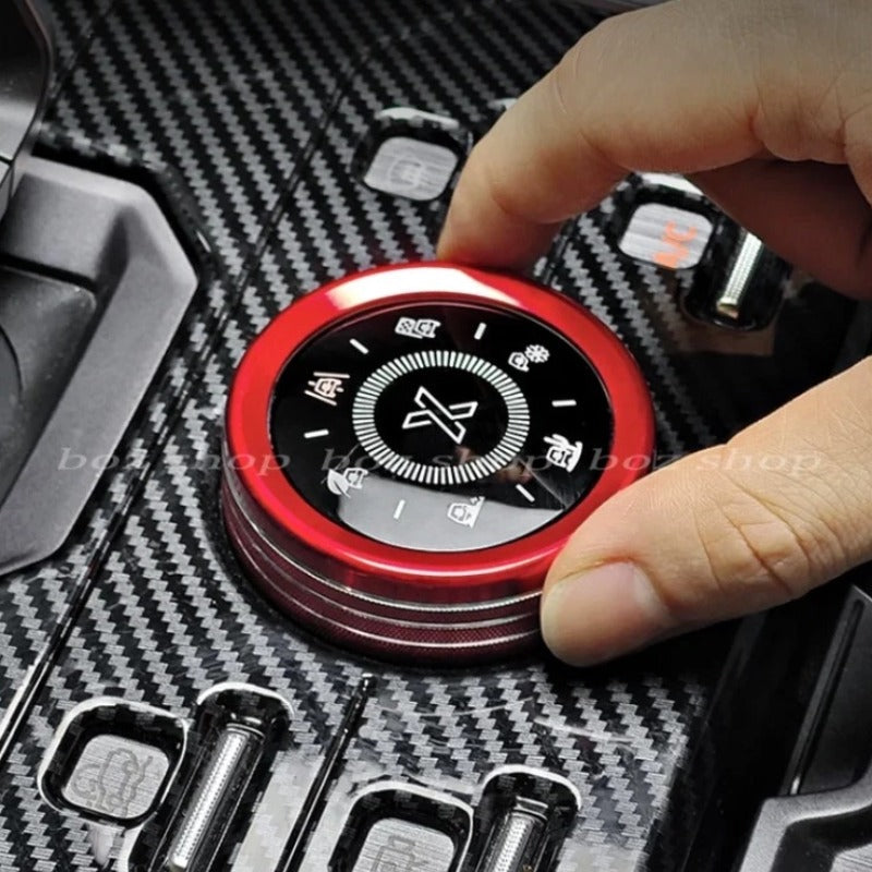 Anneau décoratif de bouton pour Chery Jetour T2