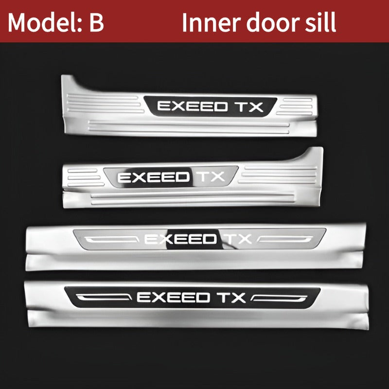 Tira antirrayaduras de bienvenida para puerta para Chery Exeed & Omoda C9