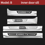Tira antirrayaduras de bienvenida para puerta para Chery Exeed & Omoda C9