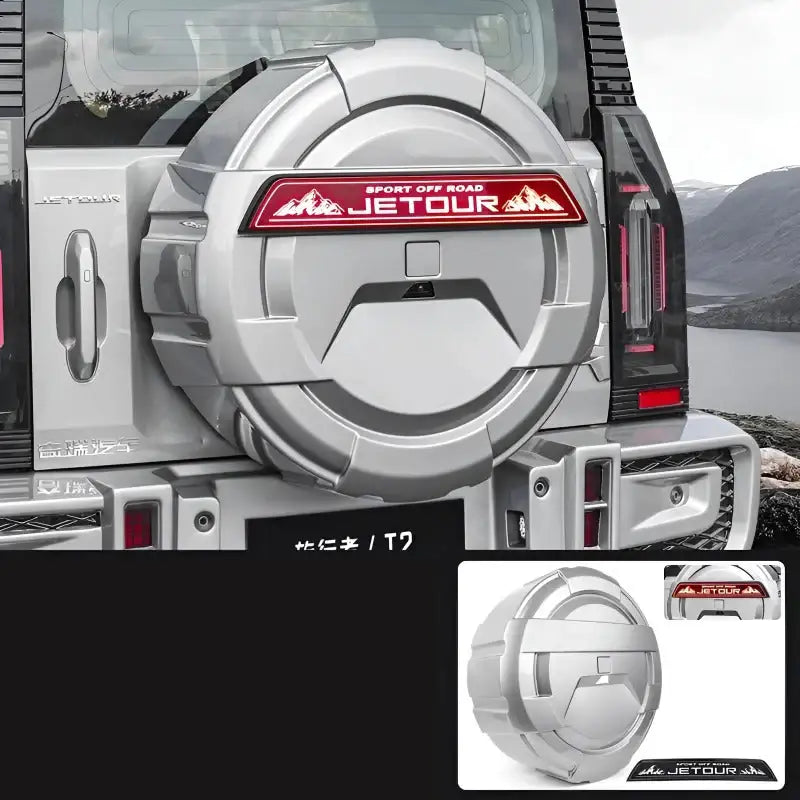 Car tailgate spare wheel cover for Chery Jetour T2 CHERY8