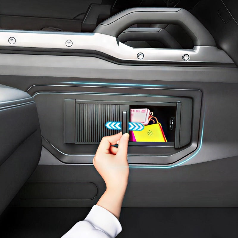 Privacy partition beneath the centre console for Jetour T2 and T2 PHEV