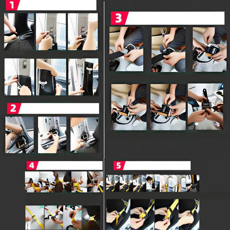 Multi-Color Customization for Car Seat Belts CHERY7