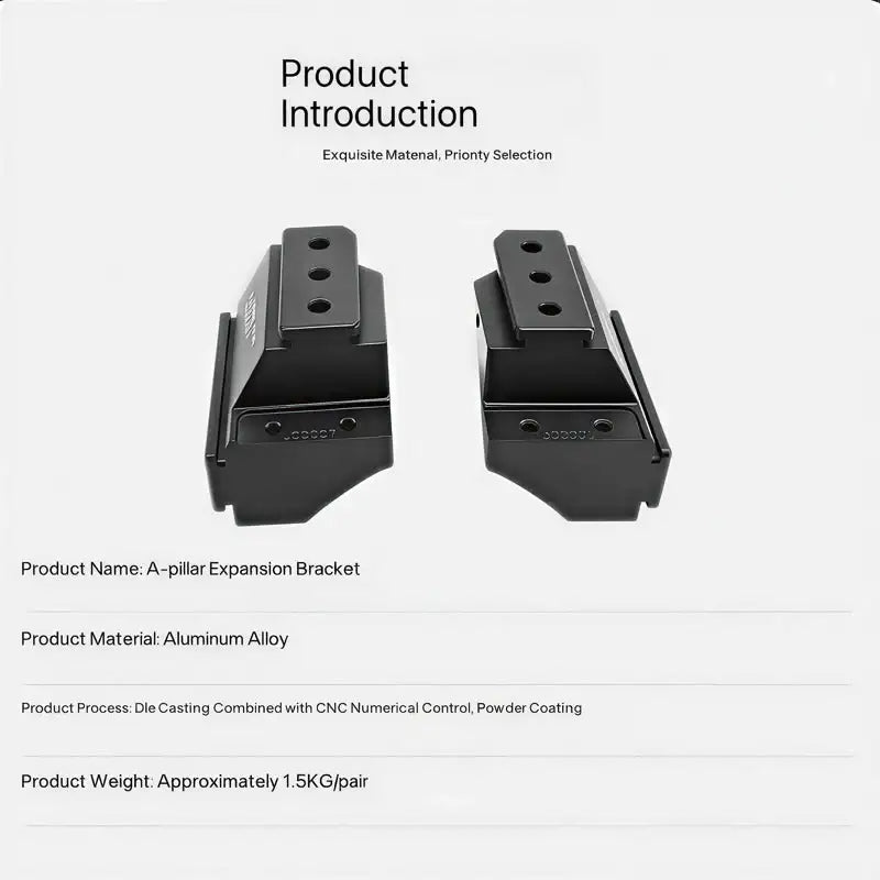 JETOUR G700 A-pillar Extended Spotlight Bracket