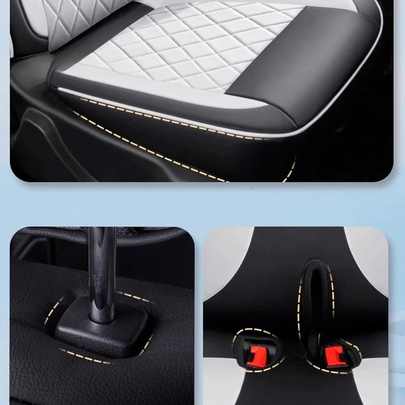 Leapmotor T03 Custom PU Leather Seat Covers 2024-2026 鈥?Premium Faux Leather, Easy Install, All-Season Fit