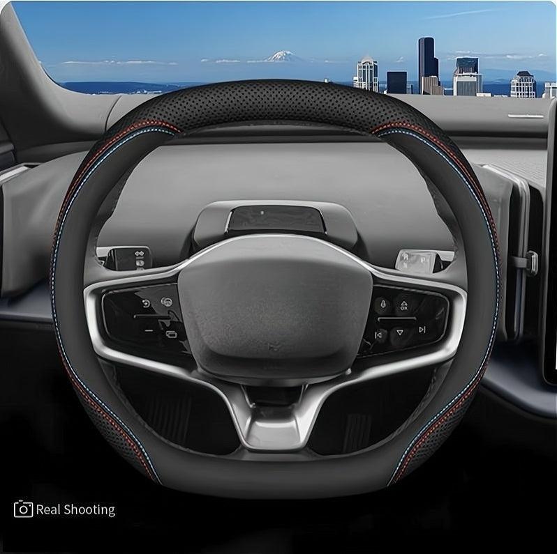 Custom Steering Wheel Cover for Volvo EX30 EX60 -Nappa Leather Ultra Thin