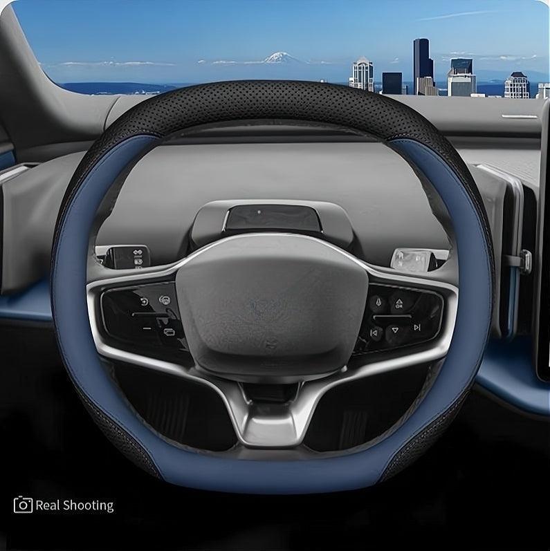Custom Steering Wheel Cover for Volvo EX30 EX60 -Nappa Leather Ultra Thin