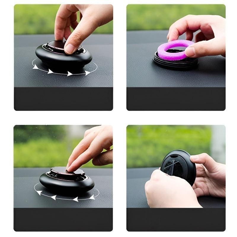 Volvo Exclusive Solid State Car Aromatherapy Perfume Mini Alloy Long Lasting Fragrance