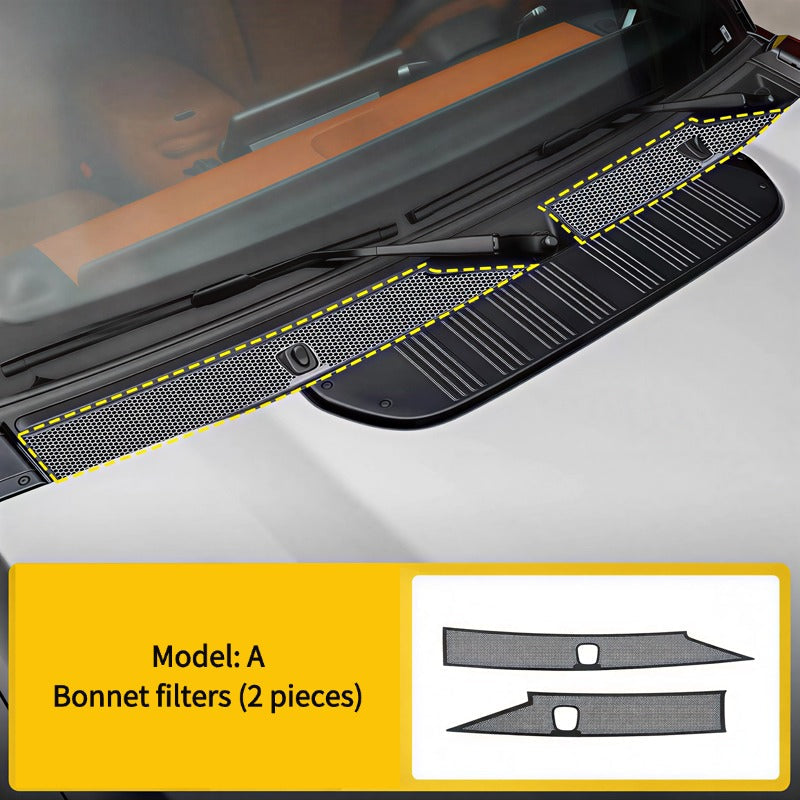 Insect screen for bonnet air intake suitable for Jetour G700