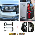 Front and Rear Headlight Protectors for the Chery JETOUR G700