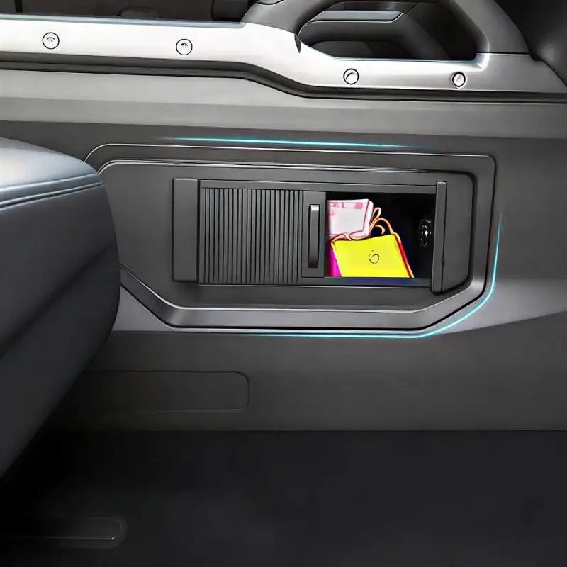 Privacy partition beneath the centre console for Jetour T2 and T2 PHEV