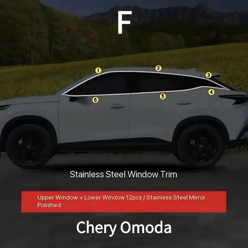Car Window Strip For Omoda 5 Chery Omengda14