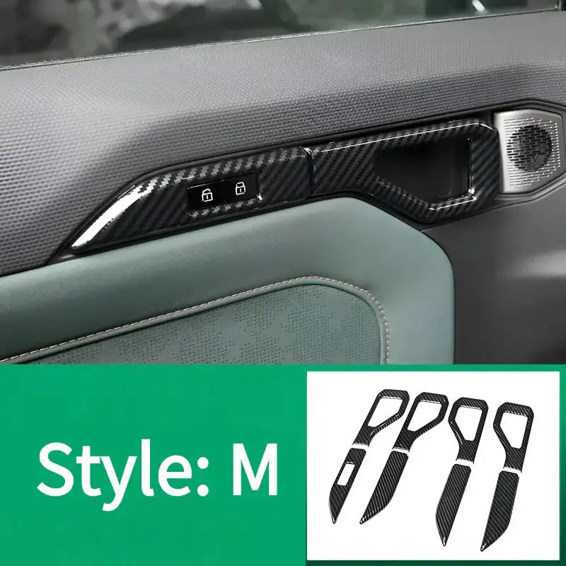 For Chery Jetour T2 ABS Grain Gear Shift Knob Decorator Cover CHERY3