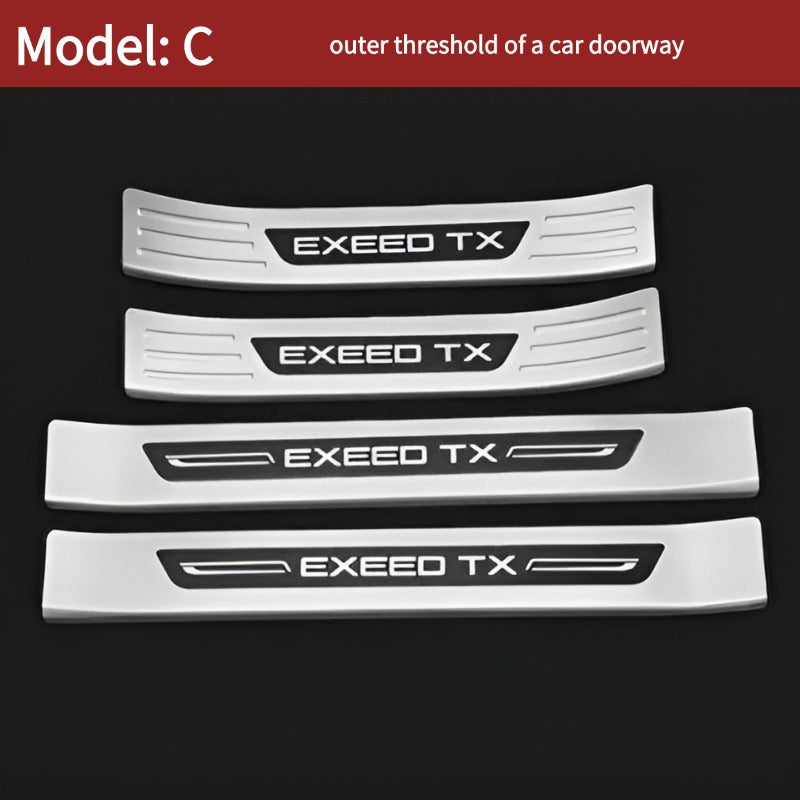 Tira antirrayaduras de bienvenida para puerta para Chery Exeed & Omoda C9