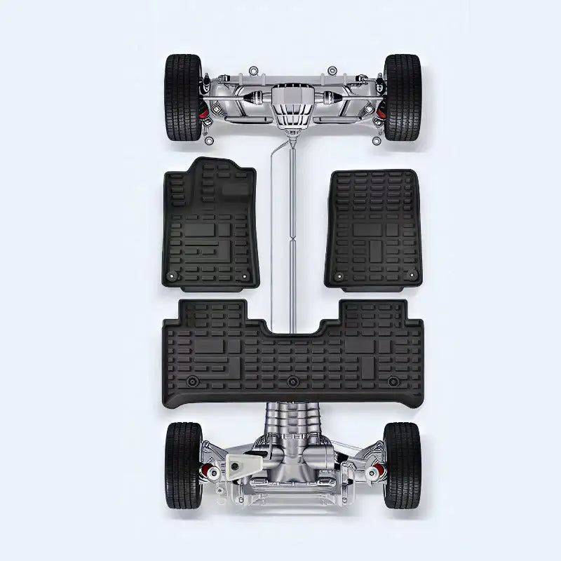 All Weather Floor Mats Interior Liners for Chery Jetour G700