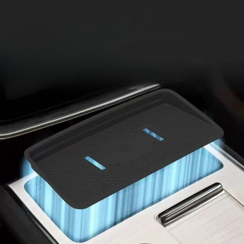 Custom Wireless Charging Anti-Slip Pad for Volvo EX90 -Silicone Storage Mat