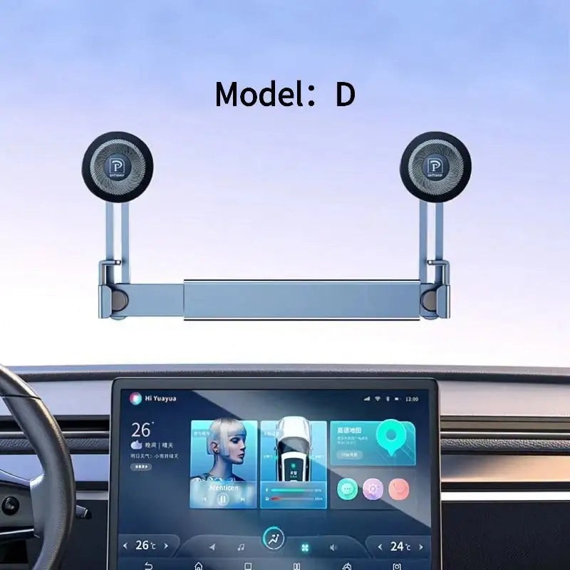 Dual-Phone Aluminum Alloy Car Holder