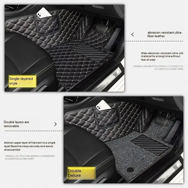 All-weather floor mats for right-hand drive Chery JAECOO J7 and Chery JAECOO 7 PHEV