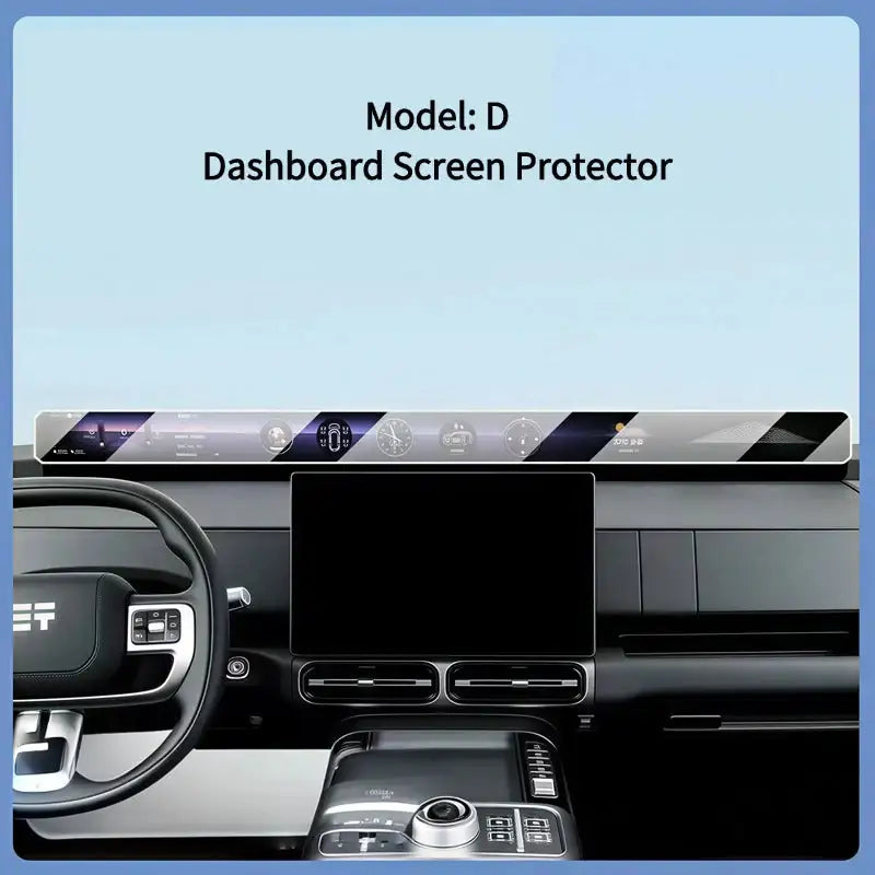 Navigation Dashboard Tempered Film For Chery Jetour G700
