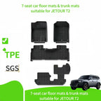 7-seat car floor mats & trunk mats suitable for Chery Jetour T2 & Jetour T2 PHEV