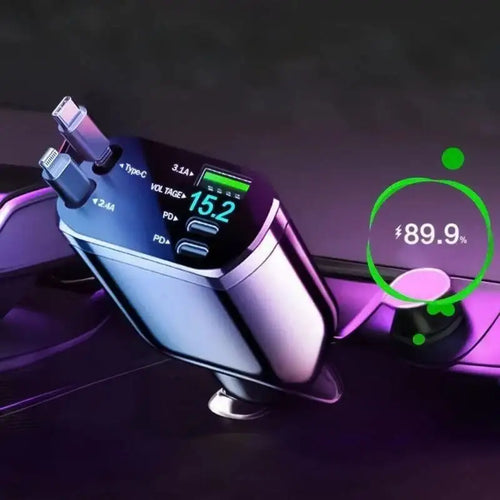 High-Power Retractable Car Charger CHERY1