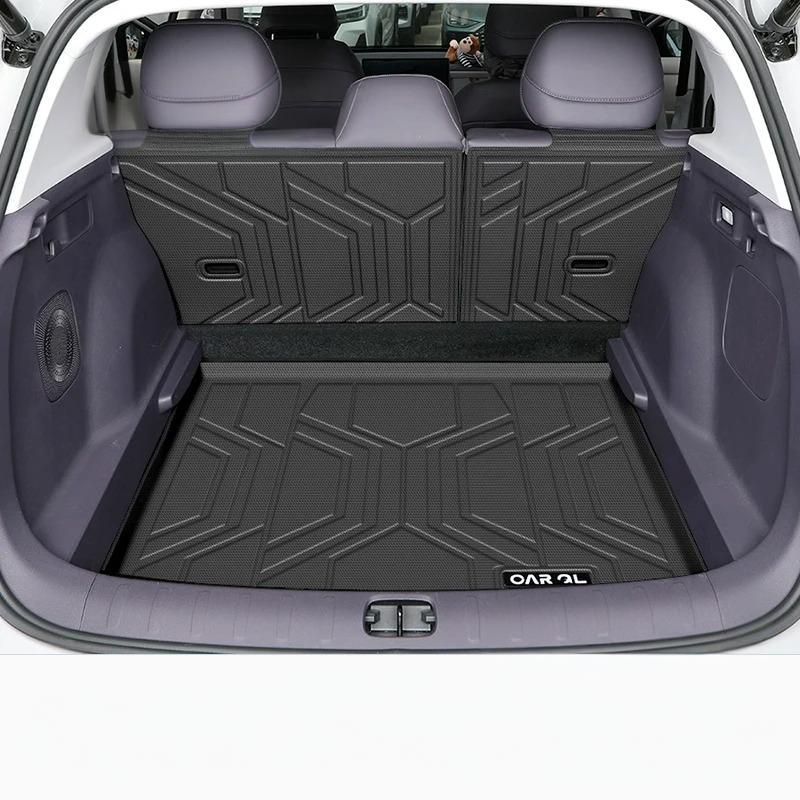 Leapmotor B10 TPE Rear Trunk Mat 2025-2026 鈥?Custom Fit Cargo & Seat Back Protector