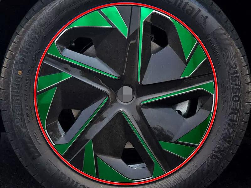 Autocollant de moyeu de roue