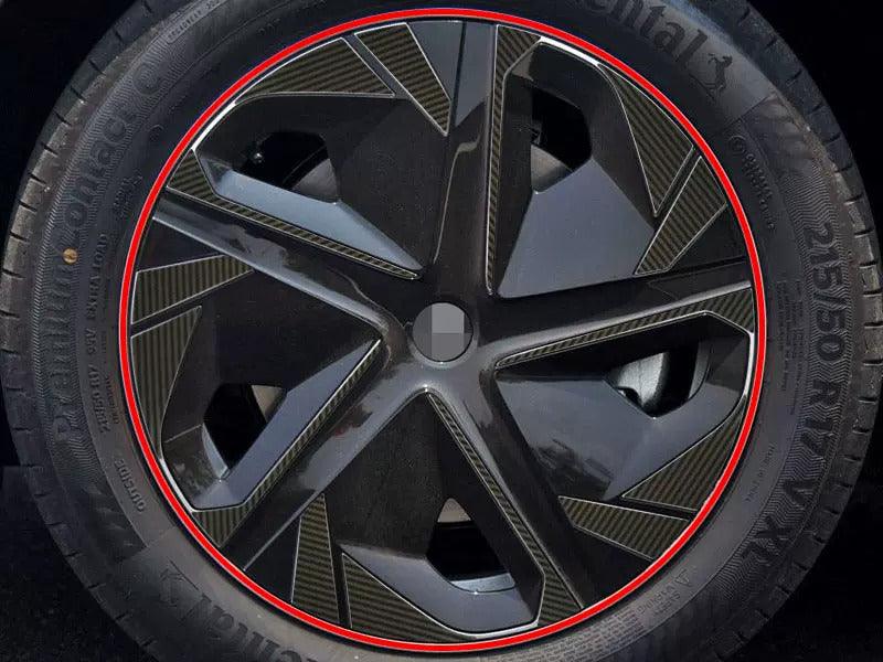 Autocollant de moyeu de roue