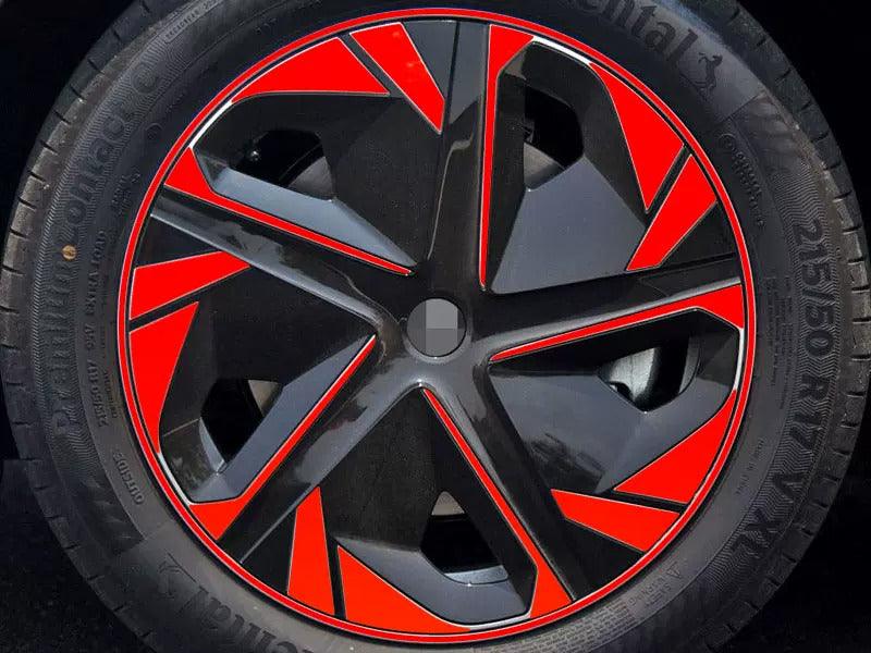 Autocollant de moyeu de roue