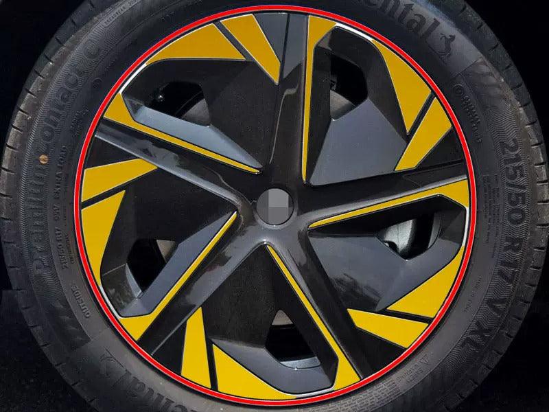 Autocollant de moyeu de roue